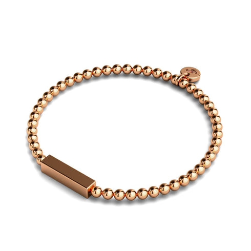 Or Rose | Bracelet barre dorée | mini